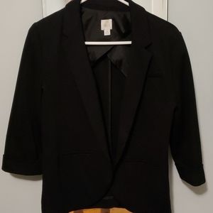 Black suit blazer